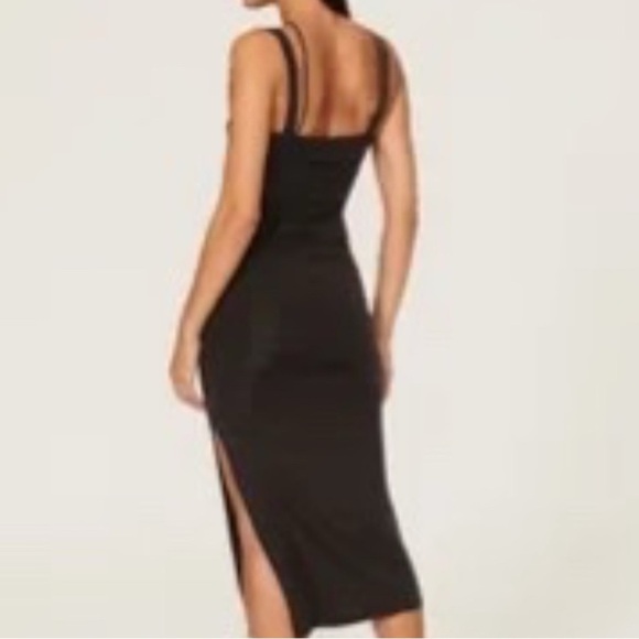 Jonathan Simkhai Lucy Slinky Jersey Cutout Ruched Dress - size XL!! - Picture 4 of 10